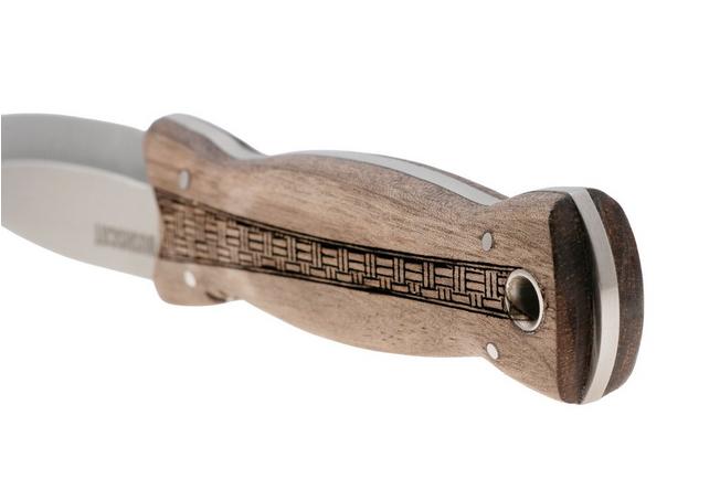 Afbeelding voor Condor Bushcot CTK1040-3.3WSK Satin 14C28N, Walnut, vaststaand mes