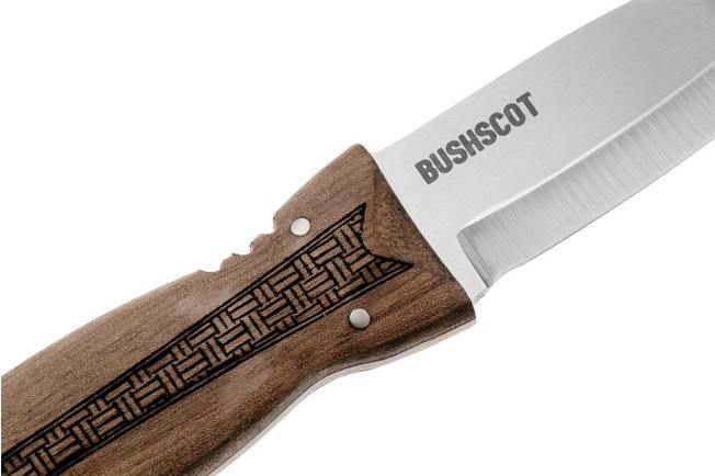 Afbeelding voor Condor Bushcot CTK1040-3.3WSK Satin 14C28N, Walnut, vaststaand mes