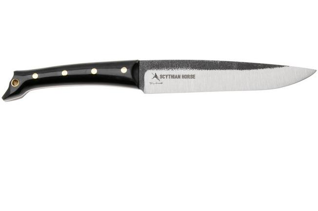 Afbeelding voor Condor Scythian Horse CTK1061-6.5SK, Natural Sandvik 14C28N, Black Paper Micarta vaststaand mes, Tony Lennartz design