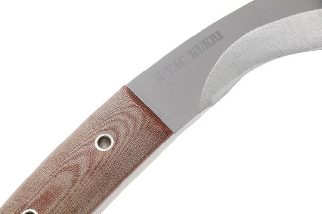 Afbeelding voor Condor K-TACT Kukri Knife CTK1811-10, Satin Convexed 1075, Micarta, kapmes