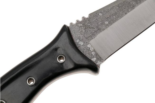 Afbeelding voor Condor Pandur CTK1818-4.52HC, Natural 1075 Carbon Steel, Black Paper Micarta, vaststaand mes, Tony Lennartz design