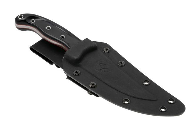 Afbeelding voor Condor Pandur CTK1818-4.52HC, Natural 1075 Carbon Steel, Black Paper Micarta, vaststaand mes, Tony Lennartz design