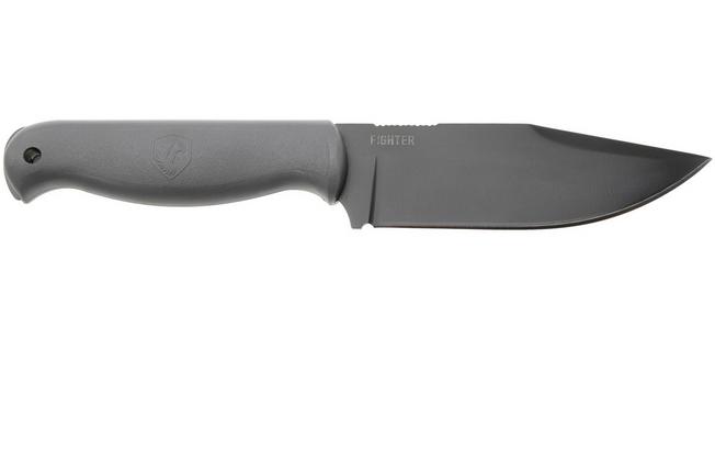 Bild für Condor Fighter Knife CTK1831-4.9RGHC Cerakote 1075, Rhino Gray Polypropylene, Fahrtenmesser
