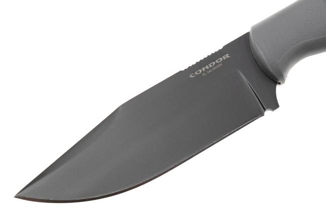 Bild für Condor Fighter Knife CTK1831-4.9RGHC Cerakote 1075, Rhino Gray Polypropylene, Fahrtenmesser