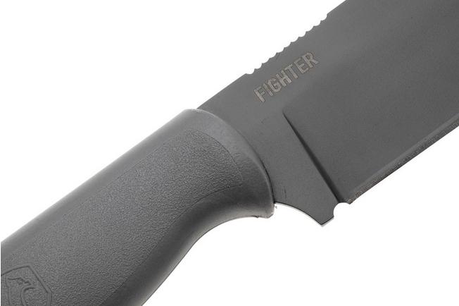 Bild für Condor Fighter Knife CTK1831-4.9RGHC Cerakote 1075, Rhino Gray Polypropylene, Fahrtenmesser