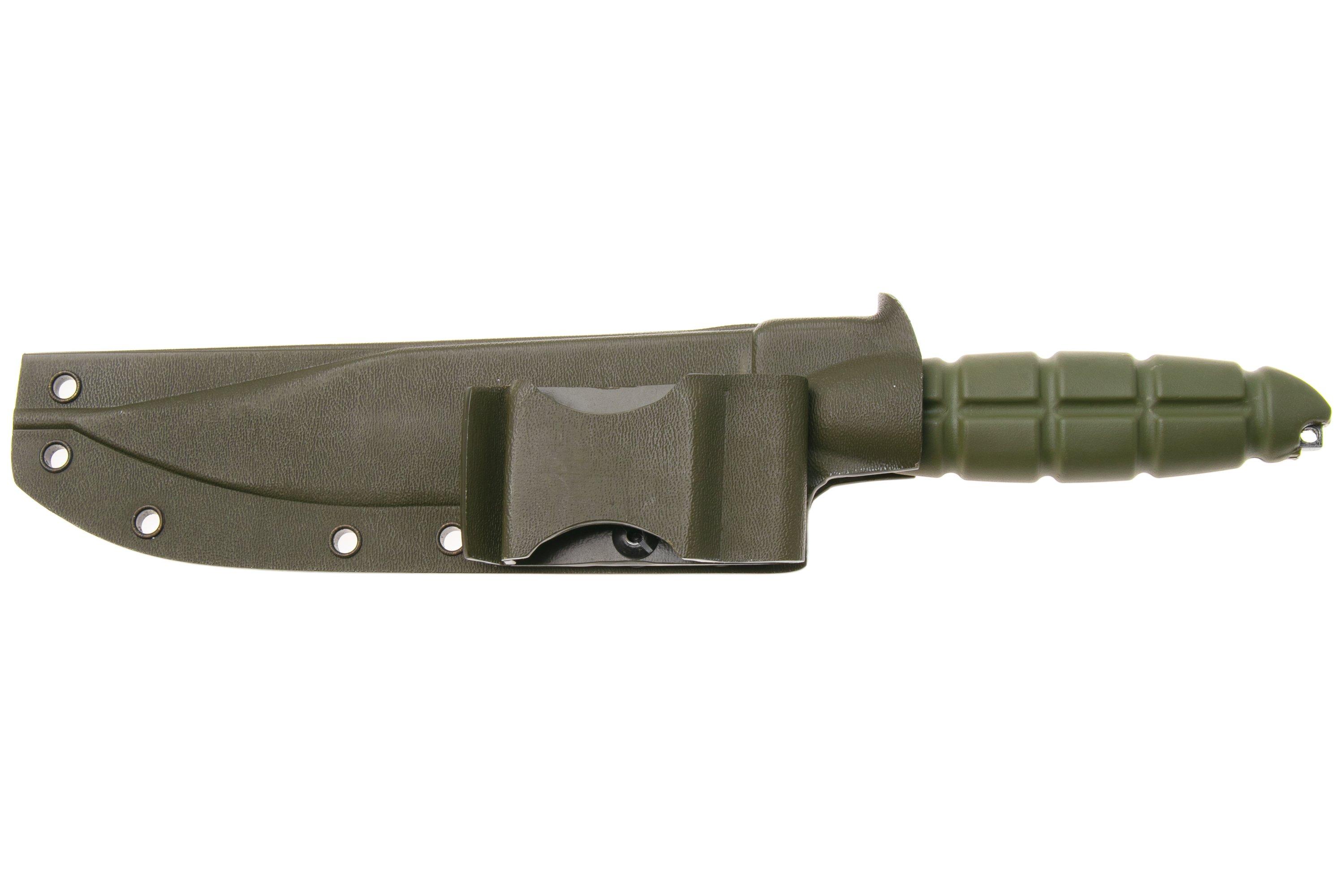 ゴンドアートNo.25 Condor Escort Knife CTK1834-6ASS Stonewashed 420HC Army Green