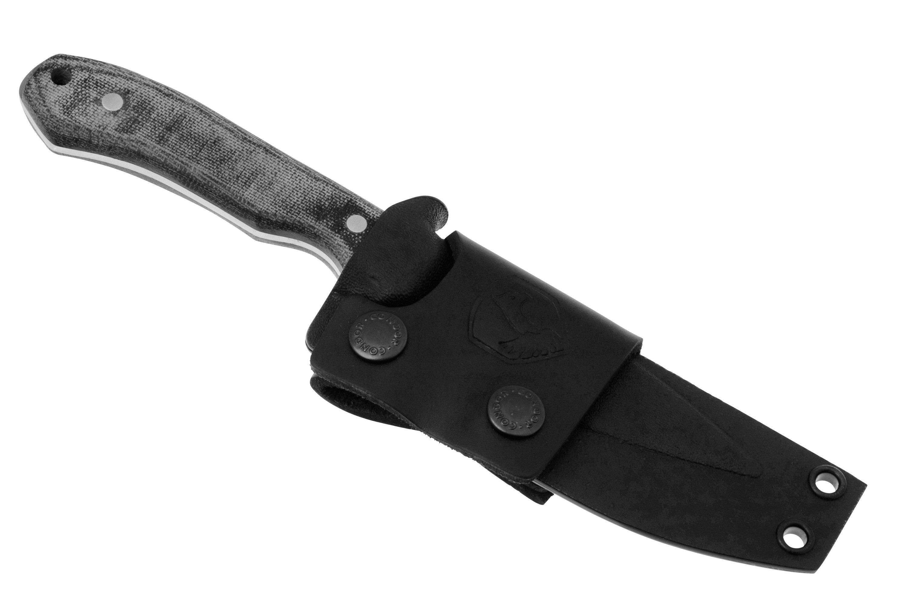 Condor K-knight CTK1836-42MSK, 14C28N Black Micarta, bushcraftmes Jason ...