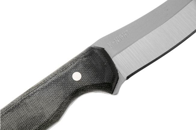 Afbeelding voor Condor K-Night Scullery CTK1836-46MSK, Blasted Satin Sandvik 14C28N, Black Micarta vaststaand mes, Jason Breeden design