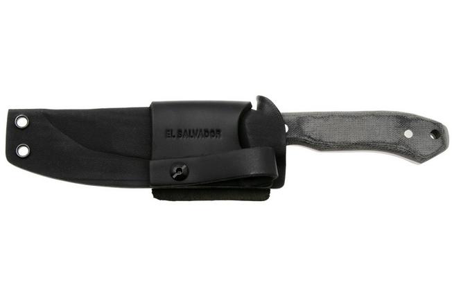 Afbeelding voor Condor K-Night Scullery CTK1836-46MSK, Blasted Satin Sandvik 14C28N, Black Micarta vaststaand mes, Jason Breeden design