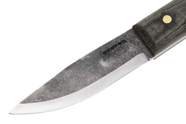 Afbeelding voor Condor Woodlaw Knife CTK248-4HC Brut De Forge 1075, Green Micarta, vaststaand mes