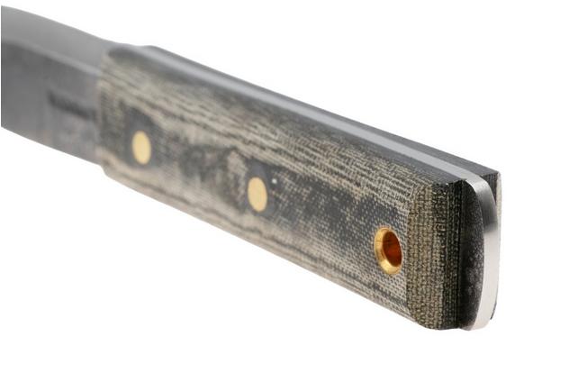 Afbeelding voor Condor Woodlaw Knife CTK248-4HC Brut De Forge 1075, Green Micarta, vaststaand mes