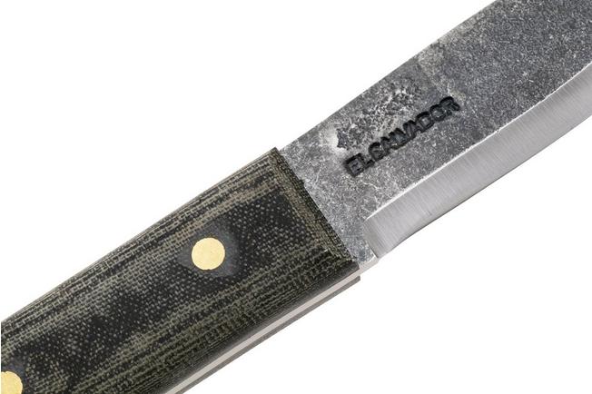 Afbeelding voor Condor Woodlaw Knife CTK248-4HC Brut De Forge 1075, Green Micarta, vaststaand mes