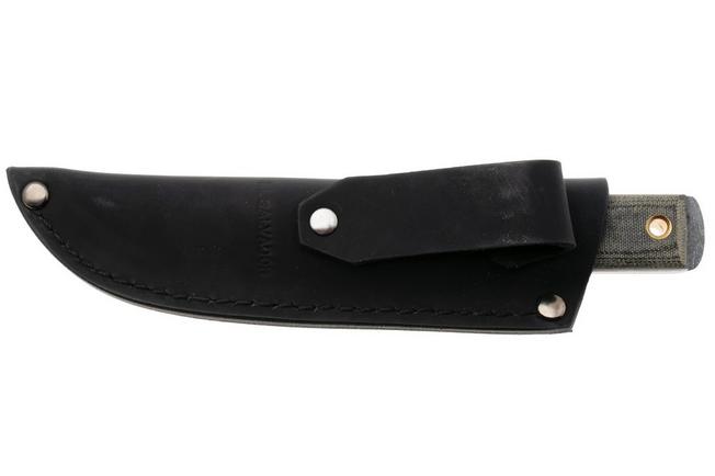 Afbeelding voor Condor Woodlaw Knife CTK248-4HC Brut De Forge 1075, Green Micarta, vaststaand mes