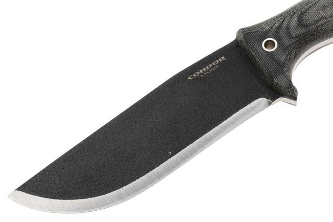 Afbeelding voor Condor Crotalus CTK257-5.5HC Powdercoated 1075, Green Micarta, vaststaand mes