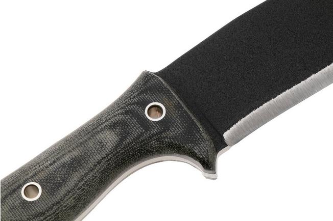 Afbeelding voor Condor Crotalus CTK257-5.5HC Powdercoated 1075, Green Micarta, vaststaand mes