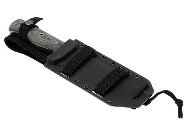 Afbeelding voor Condor Crotalus CTK257-5.5HC Powdercoated 1075, Green Micarta, vaststaand mes