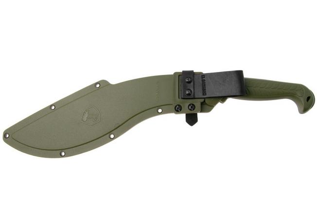 Bild für Condor TerraKukri CTK2862-13AHC 1075 High Carbon, Green Polypropylene, Kukri Machte