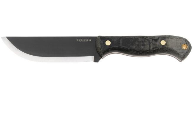 Afbeelding voor Condor SBK CTK3940-5.28HC, Black 1075 Carbon Steel, Black Micarta, vaststaand mes, Julio Diez design