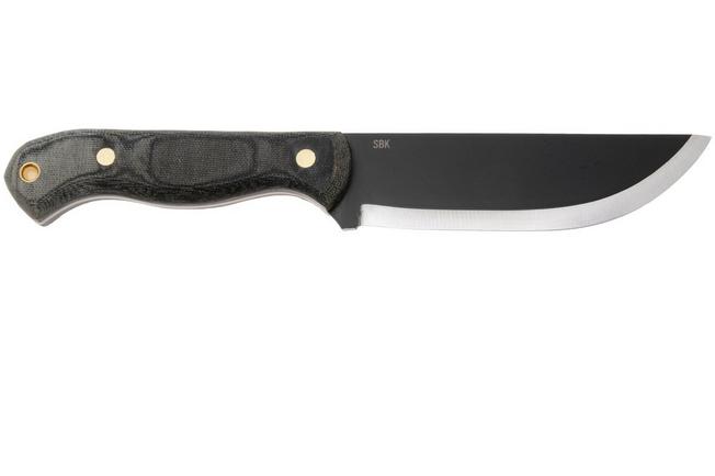 Afbeelding voor Condor SBK CTK3940-5.28HC, Black 1075 Carbon Steel, Black Micarta, vaststaand mes, Julio Diez design