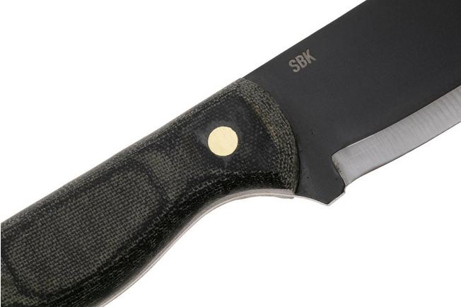 Afbeelding voor Condor SBK CTK3940-5.28HC, Black 1075 Carbon Steel, Black Micarta, vaststaand mes, Julio Diez design