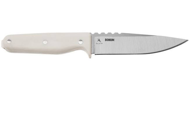 Imagen para Condor Bonum CTK3972-467SS, 420HC, White Polished Micarta, cuchillo fijo