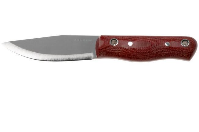 Bild für Condor Firewater Knife CTK3981-4.4-SS Bead Blasted 14C28N, Red Micarta, Bushcraftmes, Paul Lackey Design