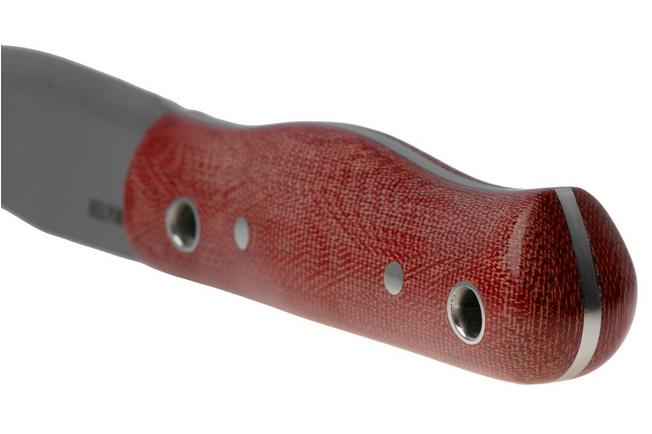 Bild für Condor Firewater Knife CTK3981-4.4-SS Bead Blasted 14C28N, Red Micarta, Bushcraftmes, Paul Lackey Design