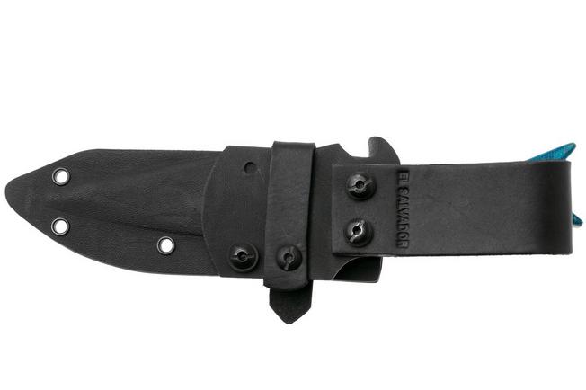 Image for Condor Megalodon CTK823-3-SK, Blasted Satin Sandvik 14C28N, Blue Micarta fixed knife