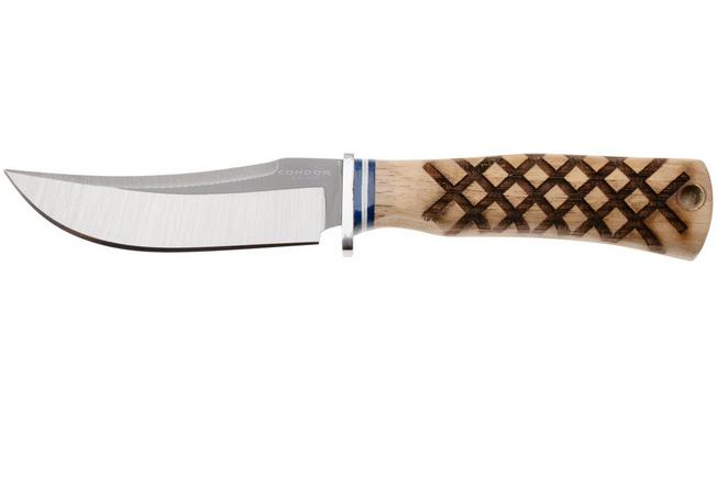 Afbeelding voor Condor Woodspirit Hiker CTK826-1.1SK, Satin Sandvik 14C28N, American Hickory, vaststaand mes, Jason Breeden design