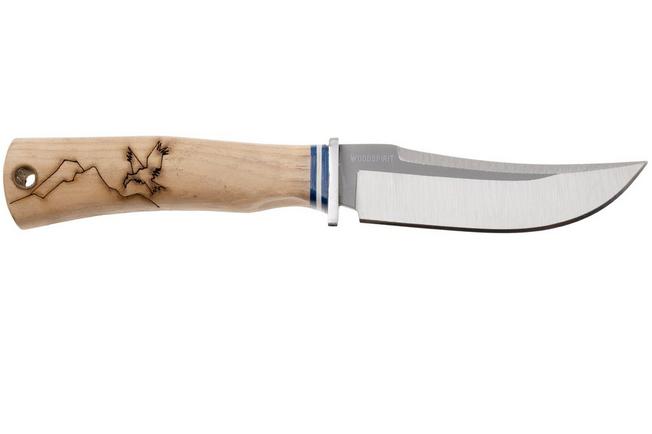 Afbeelding voor Condor Woodspirit Hiker CTK826-1.1SK, Satin Sandvik 14C28N, American Hickory, vaststaand mes, Jason Breeden design