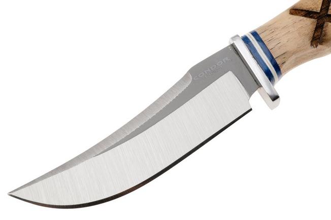 Afbeelding voor Condor Woodspirit Hiker CTK826-1.1SK, Satin Sandvik 14C28N, American Hickory, vaststaand mes, Jason Breeden design