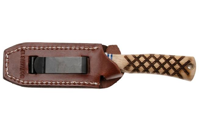 Afbeelding voor Condor Woodspirit Hiker CTK826-1.1SK, Satin Sandvik 14C28N, American Hickory, vaststaand mes, Jason Breeden design