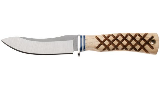 Afbeelding voor Condor Woodspirit Tracker CTK827-1.1SK, Blasted Satin Sandvik 14C28N, American Hickory, vaststaand mes, Jason Breeden design