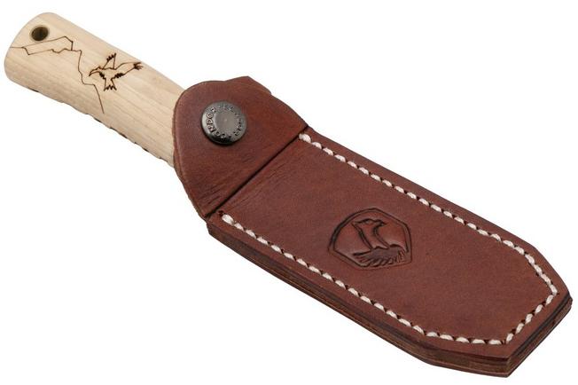Afbeelding voor Condor Woodspirit Tracker CTK827-1.1SK, Blasted Satin Sandvik 14C28N, American Hickory, vaststaand mes, Jason Breeden design