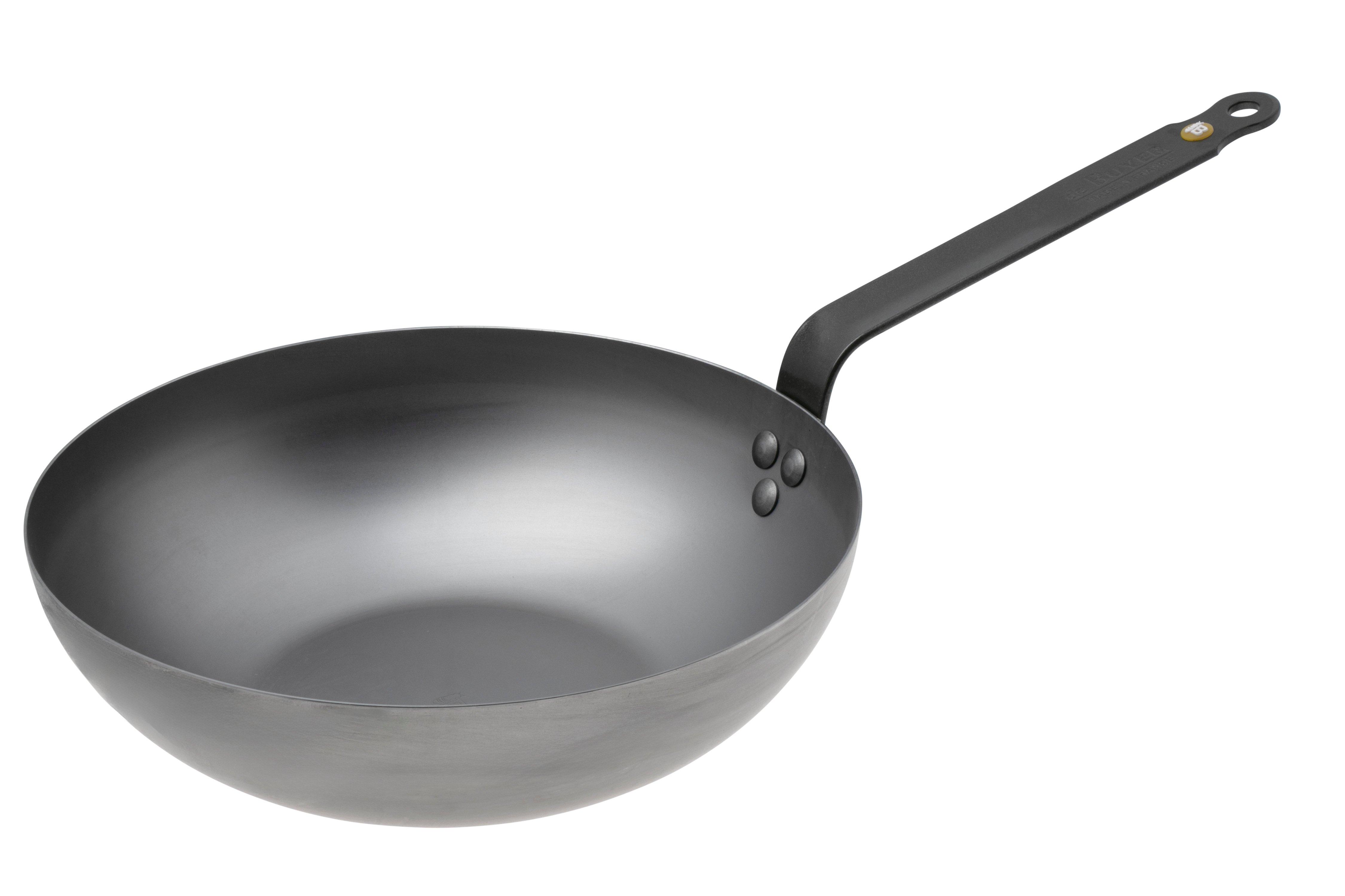 De Buyer Mineral B Wok 40cm - Eisenstahl, Für Alle Herdarten Inkl. Induktion