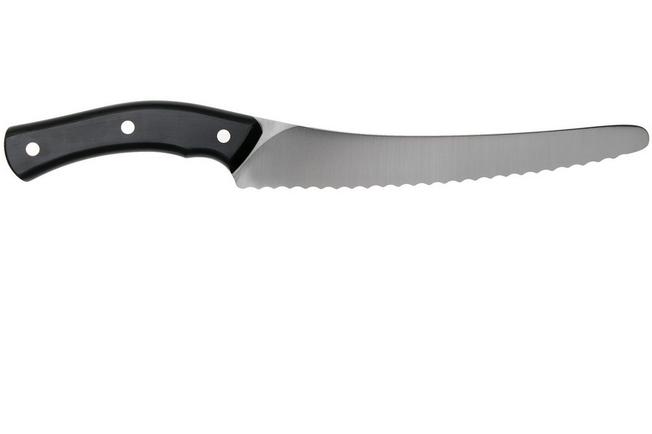 Image for Due Cigni Arne Line bread knife 23 cm, black