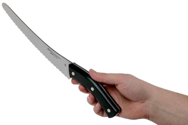 Image for Due Cigni Arne Line bread knife 23 cm, black