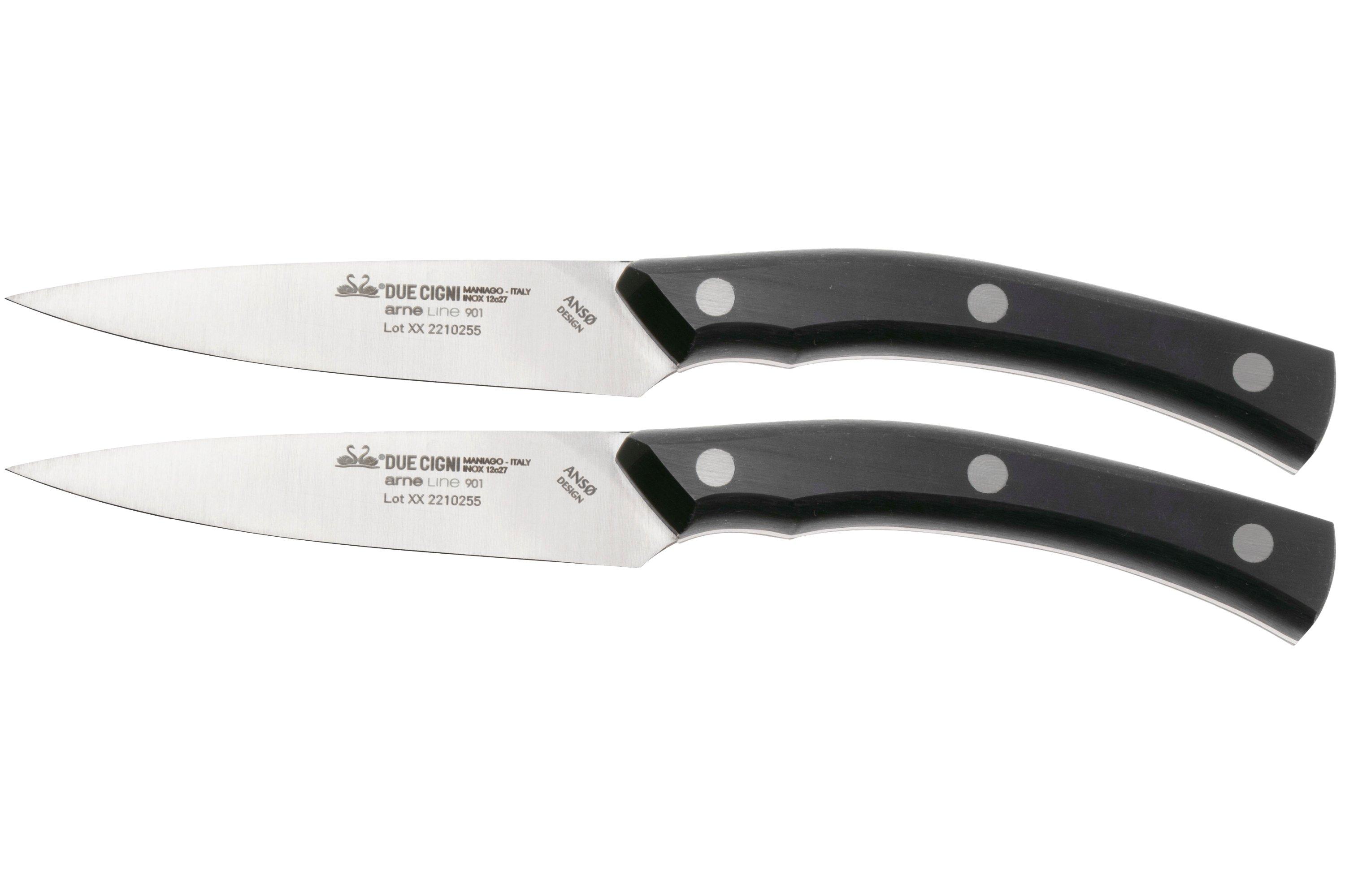 VICTORINOX – SPELUCCHINO CON LAMA CURVA DA 6CM, MANICO NERO – Viano profumi coltelli