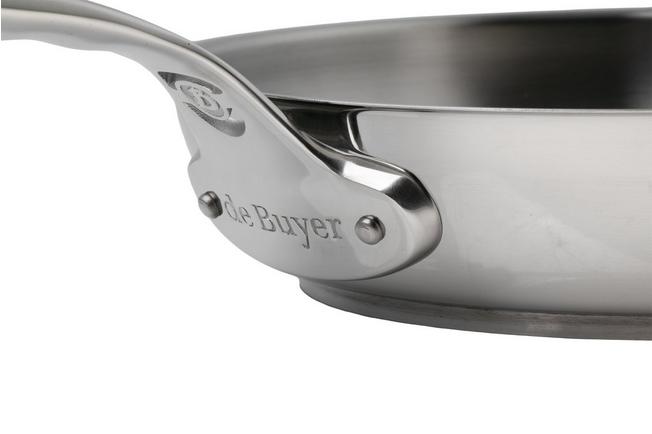 Afbeelding voor de Buyer Milady 3412.24 roestvaststalen koekenpan, 24 cm