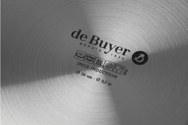 Afbeelding voor de Buyer Milady 3412.24 roestvaststalen koekenpan, 24 cm