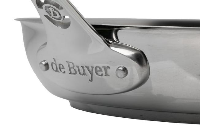 Afbeelding voor de Buyer Milady 3412.28 roestvaststalen koekenpan, 28 cm