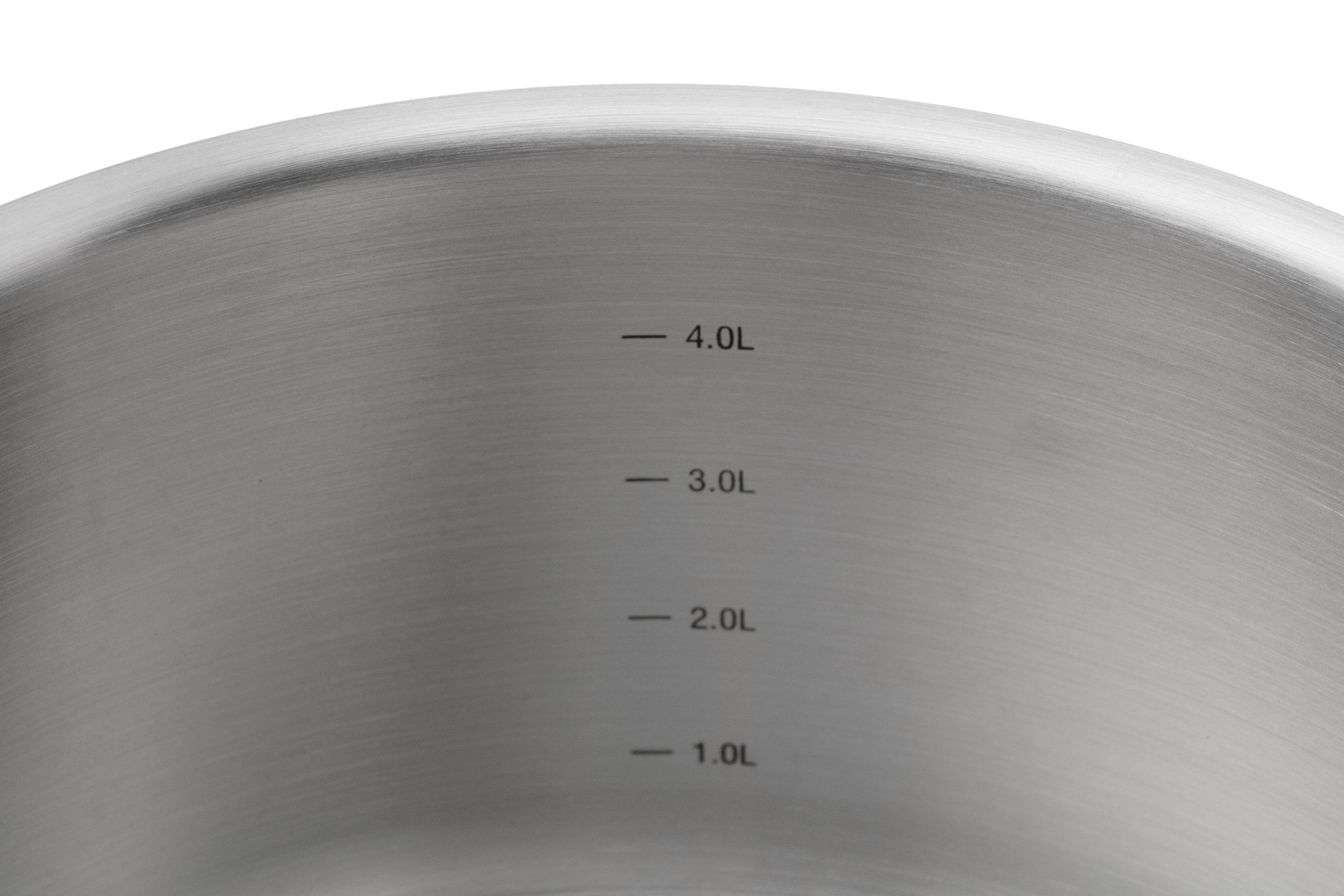 serie van 4 steelpannen 14/16/18/20cm - de buyer - 3501.04