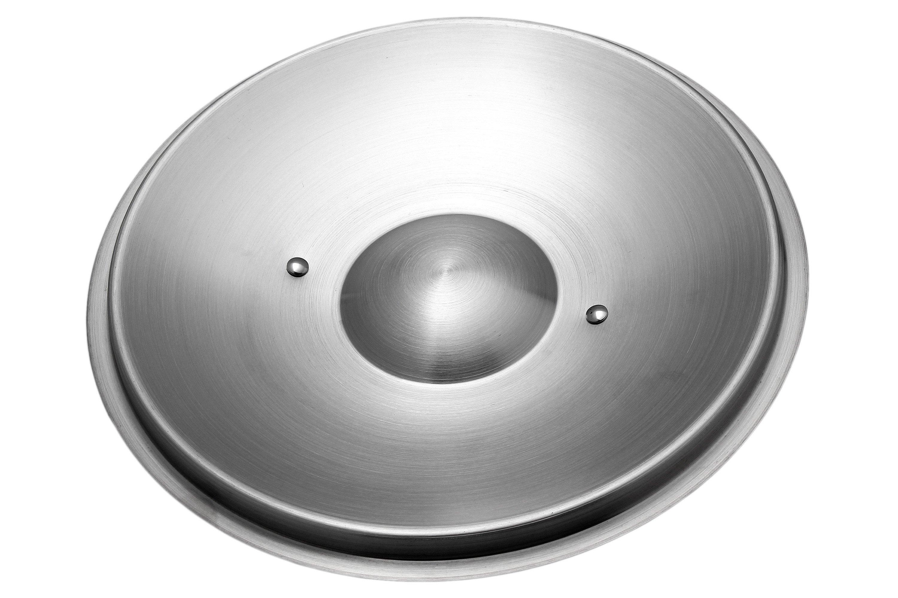 De Buyer Deckel Aus Edelstahl Satiniert – 20 Cm Durchmesser, Für Töpfe & Pfannen, Made In France