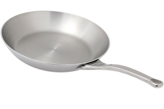 De Buyer Affinity Non-Stick Stainless Steel Fry Pan, 12.6-in.