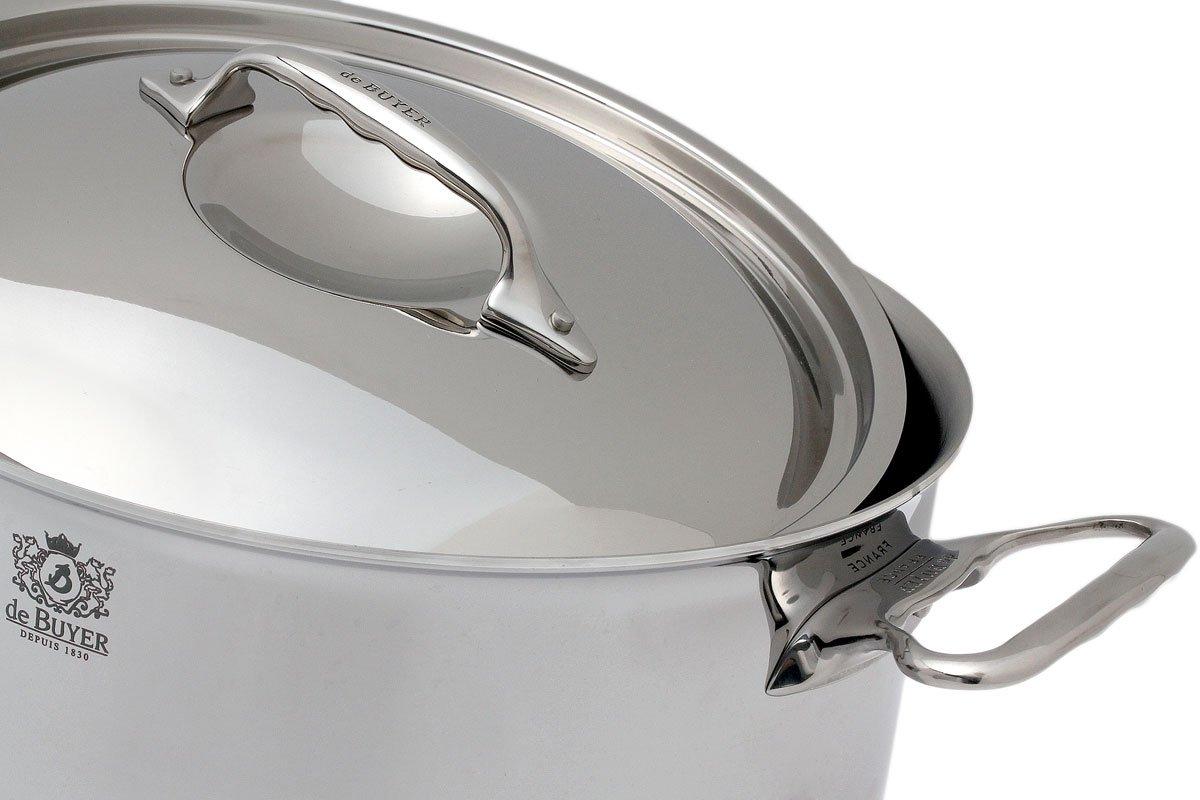 de Buyer Affinity cooking pot with lid 5,4L, 24cm 3742.24