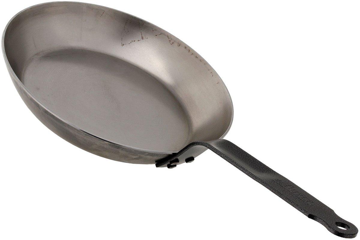 de Buyer Acier Carbone Steel padella per friggere, 24cm 5110.24