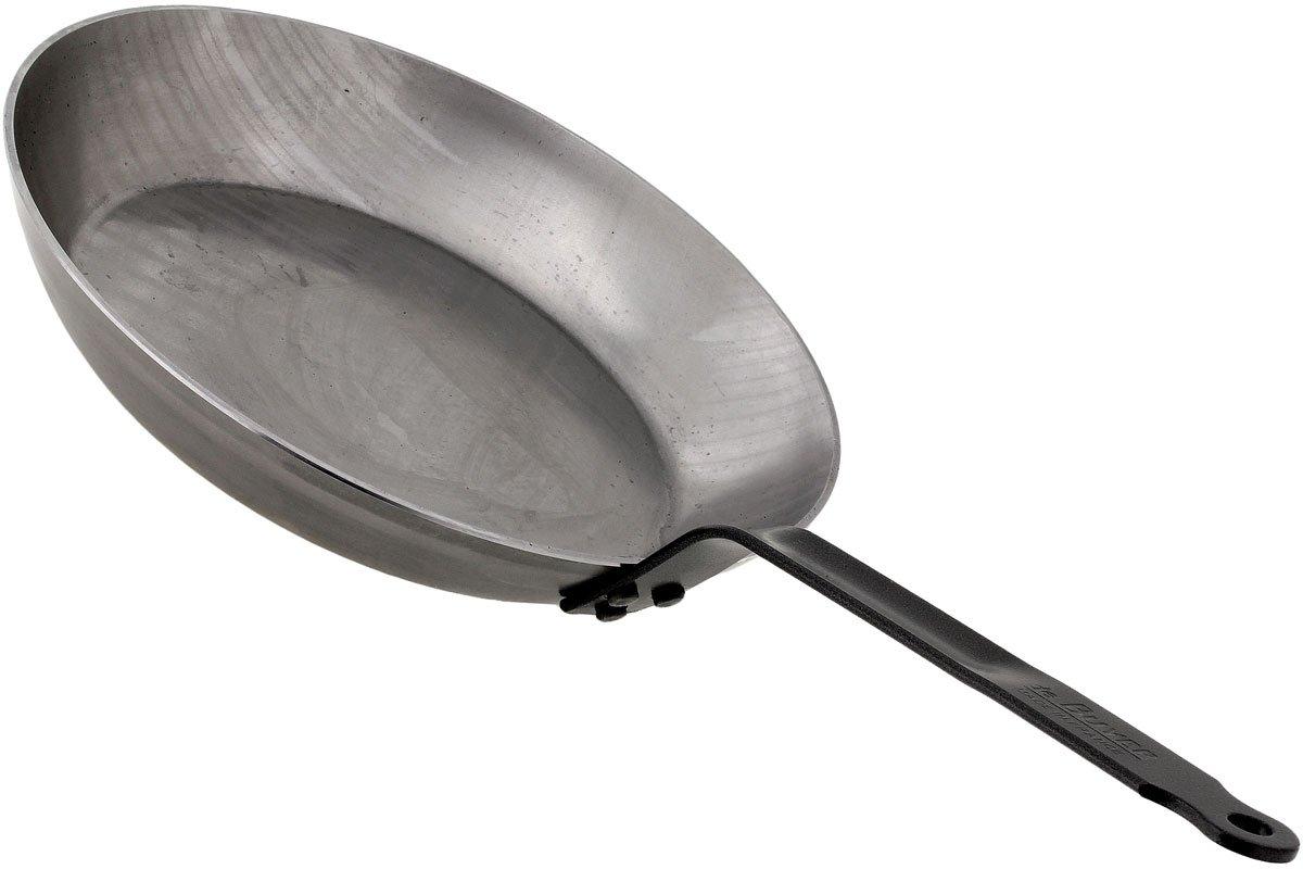 de Buyer Acier Carbone Steel padella per friggere, 28cm 5110.28