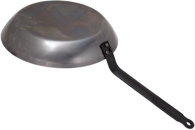 Cast Iron Wok Pan 30cm Steel Handle