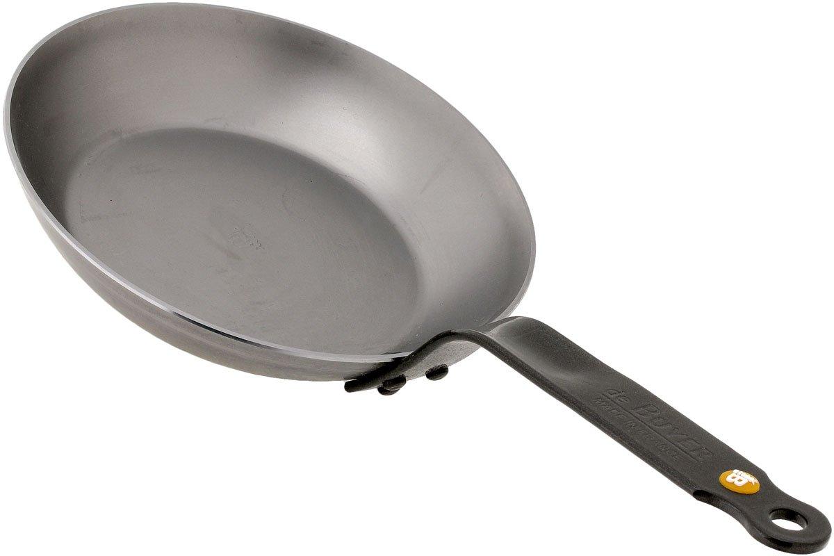 20 cm De Buyer Mineral B Frying Pan with Detachable Element 30.81 x 24.41 x 5.59 cm Steel Silver
