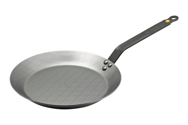 de Buyer Mineral B Element Pro Round Frying Pan, 28 cm, Silver